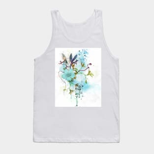 Floral print teeshirt Tank Top